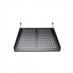 StarTech.com Ripiano per montaggio a rack con fessure 22" 2U - Ripiano per armadio server rack fisso - 22 kg