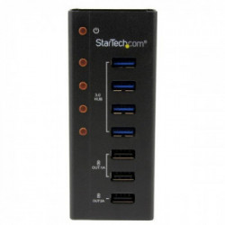 StarTech.com Hub USB 3.0 alimentato a 4 porte con 3 porte di ricarica USB dedicate (2 x 1A e 1 x 2A) - Box esterno in metallo
