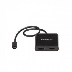 StarTech.com Splitter Multi-Monitor USB-C a HDMI - Hub MST Tipo-C a 2 porte compatabile con Thunderbolt 3