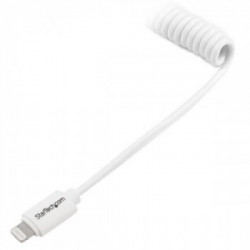 StarTech.com Cavo USB a Lightning a spirale da 0,3m - bianco