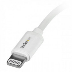 StarTech.com Cavo connettore lightning a 8 pin Apple bianco da 30cm a USB per iPhone / iPod / iPad