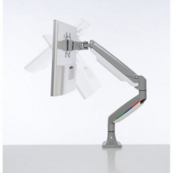 Kensington K55470EU supporto da tavolo per Tv a schermo piatto 81,3 cm (32") Morsa/Bullone di ancoraggio Grigio, Argento