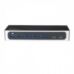 StarTech.com Hub USB-C a 7 porte - 5x USB-A + 2 USB-C - USB 3.0 - Hub Alimentato