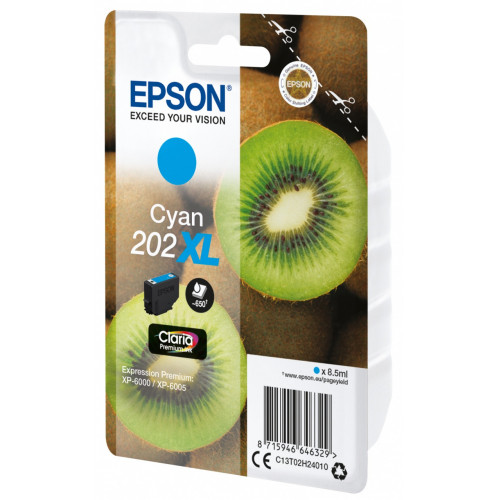 Epson Kiwi Singlepack Cyan 202XL Claria Premium...