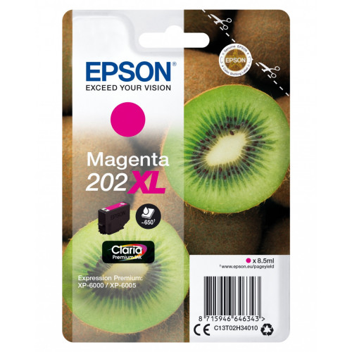 Epson Kiwi Singlepack Magenta 202XL Claria...
