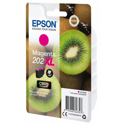 Epson Kiwi Singlepack Magenta 202XL Claria...