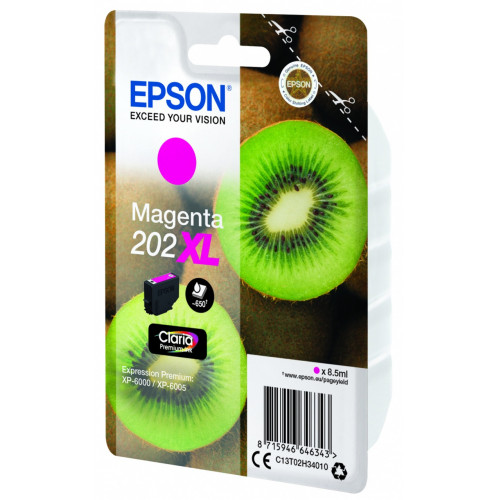 Epson Kiwi Singlepack Magenta 202XL Claria...