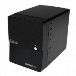 StarTech.com Box Case Esterno per 4 Hard Disk SATA III da 3,5" con interfacce eSATA e USB 3.0 con ventola - 6 Gbps e supporto