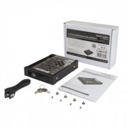 StarTech.com Bay Hot Swap per Drive SATA da 2,5" per Bay da 3,5" - Antivibrante