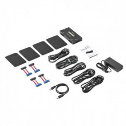 StarTech.com Eraser per HDD da 2,5" o 3,5" - Drive SATA a 4 Bay - Standalone