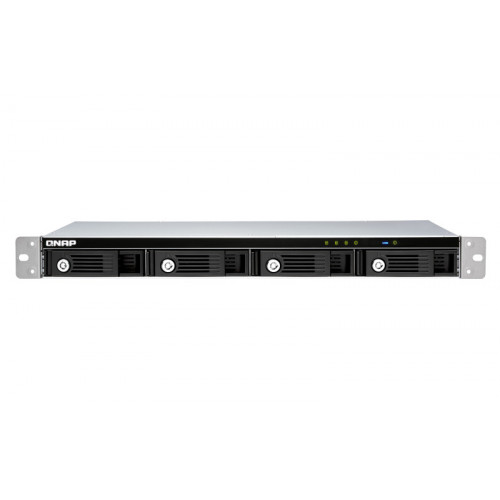 QNAP TR-004U array di dischi Nero, Grigio