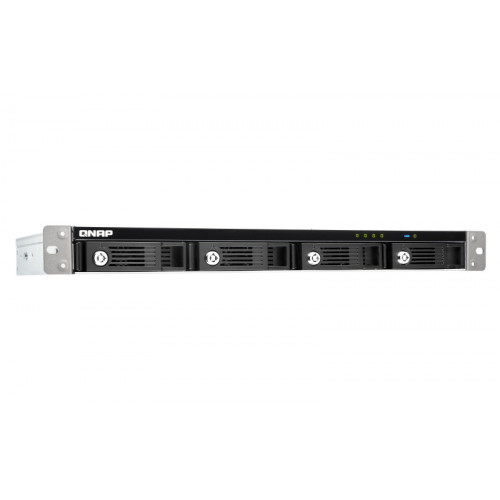 QNAP TR-004U array di dischi Nero, Grigio