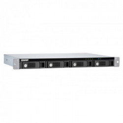 QNAP TR-004U array di dischi Nero, Grigio