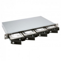 QNAP TR-004U array di dischi Nero, Grigio