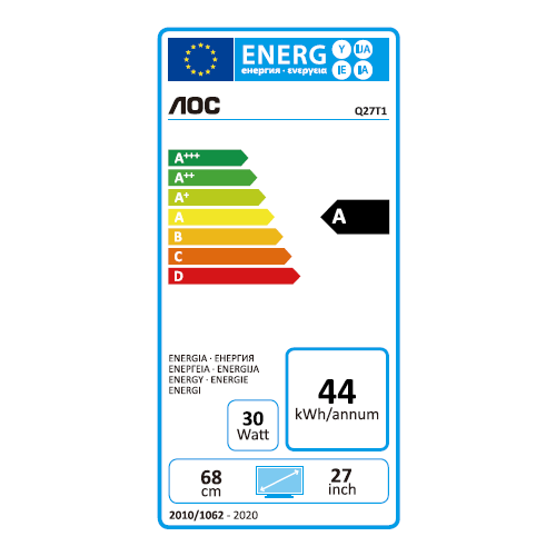 AOC Style-line Q27T1 monitor piatto per PC 68,6...