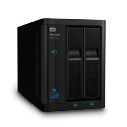 Western Digital My Cloud Pro PR2100 NAS Desktop Collegamento ethernet LAN Nero N3710