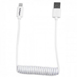 StarTech.com Cavo USB a Lightning a spirale da 0,6m - bianco