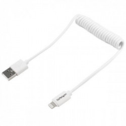 StarTech.com Cavo USB a Lightning a spirale da 0,6m - bianco