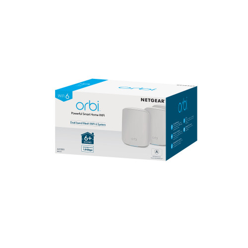 Netgear WiFi 6 Orbi 1200 Mbit/s Bianco
