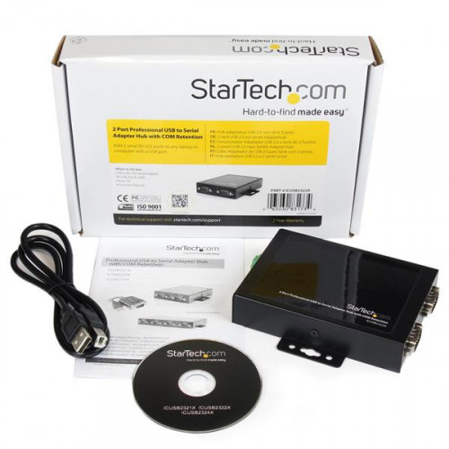 StarTech.com Hub adattatore USB a seriale 2...