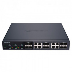 QNAP QSW-M1208-8C switch di rete Gestito 10G Ethernet (100/1000/10000) Nero