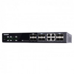 QNAP QSW-M1204-4C switch di rete Gestito 10G Ethernet (100/1000/10000) Nero