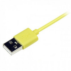 StarTech.com Cavo USB Apple a connettore Lightning da 8 pin per ricarica iPhone 5 / Ipad air / Ipod da 1m - giallo