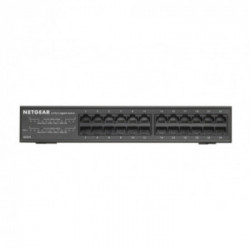 Netgear GS324 Non gestito Gigabit Ethernet (10/100/1000) Supporto Power over Ethernet (PoE) Nero