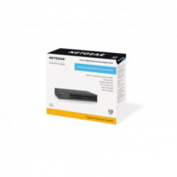 Netgear GS324 Non gestito Gigabit Ethernet (10/100/1000) Supporto Power over Ethernet (PoE) Nero