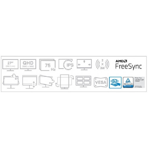 DELL S Series S2721DS 68,6 cm (27") 2560 x 1440...
