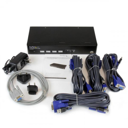 StarTech.com Switch KVM VGA USB a 4 porte con...