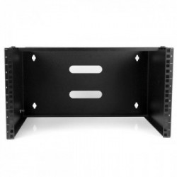 StarTech.com Staffa per montaggio a parete 30 cm 6U per quadri per prese