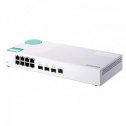 QNAP QSW-308-1C switch di rete Non gestito Gigabit Ethernet (10/100/1000) Bianco