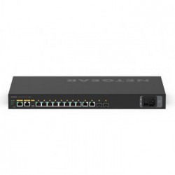 Netgear M4250-10G2XF-PoE++ Gestito L2/L3 Gigabit Ethernet (10/100/1000) Supporto Power over Ethernet (PoE) 1U Nero