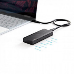 StarTech.com Encosure SSD da USB-C a M.2 NVMe 10 Gbps - Case esterna portatile e in alluminio M.2 NGFF PCIe - Lettura /