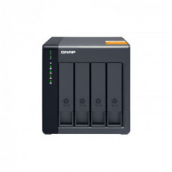 QNAP TL-D400S contenitore di unità di archiviazione 2.5/3.5" Enclosure HDD/SSD Nero, Grigio