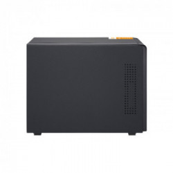 QNAP TL-D400S contenitore di unità di archiviazione 2.5/3.5" Enclosure HDD/SSD Nero, Grigio
