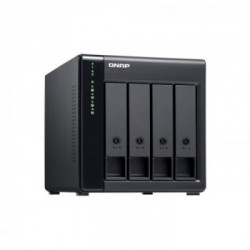 QNAP TL-D400S contenitore di unità di archiviazione 2.5/3.5" Enclosure HDD/SSD Nero, Grigio
