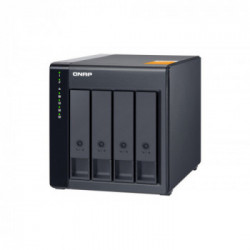 QNAP TL-D400S contenitore di unità di archiviazione 2.5/3.5" Enclosure HDD/SSD Nero, Grigio