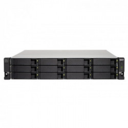 QNAP TL-R1200C-RP contenitore di unità di archiviazione 2.5/3.5" Enclosure HDD/SSD Nero, Grigio