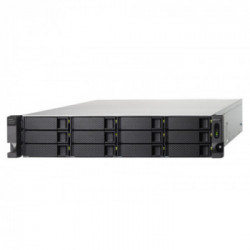 QNAP TL-R1200C-RP contenitore di unità di archiviazione 2.5/3.5" Enclosure HDD/SSD Nero, Grigio