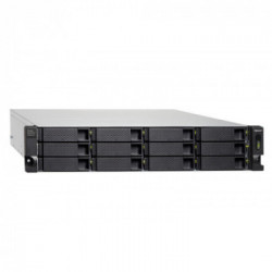 QNAP TL-R1200C-RP contenitore di unità di archiviazione 2.5/3.5" Enclosure HDD/SSD Nero, Grigio