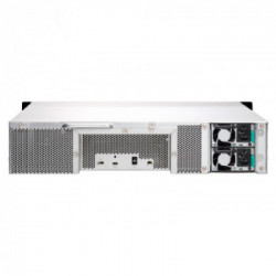 QNAP TL-R1200C-RP contenitore di unità di archiviazione 2.5/3.5" Enclosure HDD/SSD Nero, Grigio