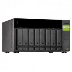 QNAP TL-D800C contenitore di unità di archiviazione 2.5/3.5" Enclosure HDD/SSD Nero, Grigio