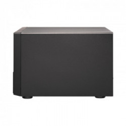QNAP TL-D800C contenitore di unità di archiviazione 2.5/3.5" Enclosure HDD/SSD Nero, Grigio