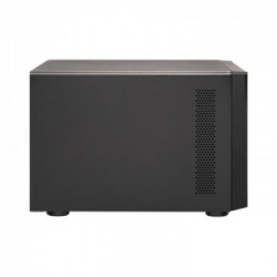 QNAP TL-D800C contenitore di unità di archiviazione 2.5/3.5" Enclosure HDD/SSD Nero, Grigio
