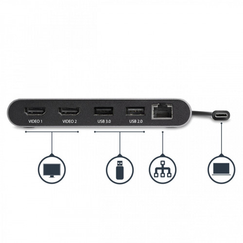 StarTech.com Mini Docking Station Thunderbolt 3...
