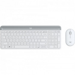 Logitech MK470 tastiera RF Wireless QWERTY US International Bianco