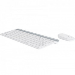 Logitech MK470 tastiera RF Wireless QWERTY US International Bianco