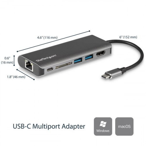 StarTech.com Adattatore Multiporta USB-C -...